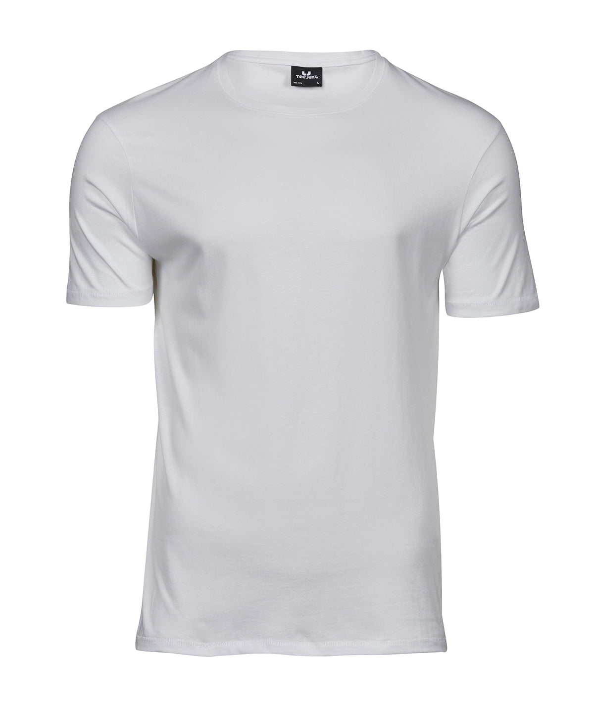 Tee Jays Luxury tee in White, front view