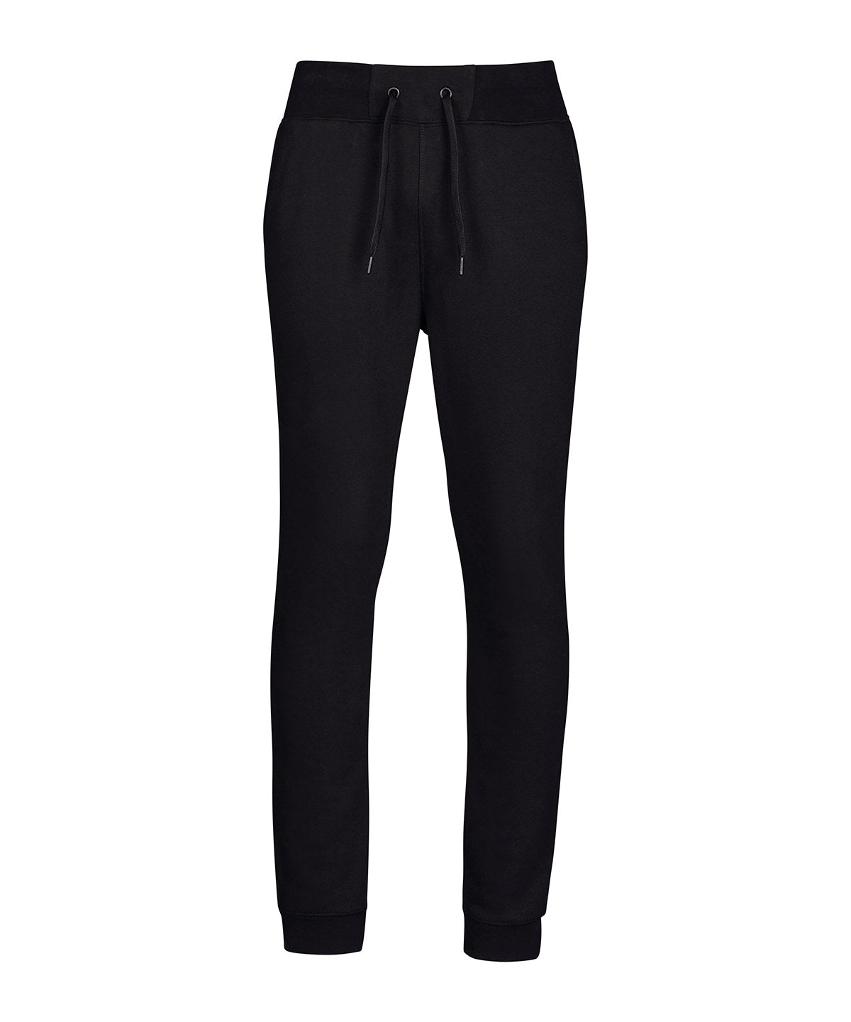 Tee Jays Sweatpants in Black, front view