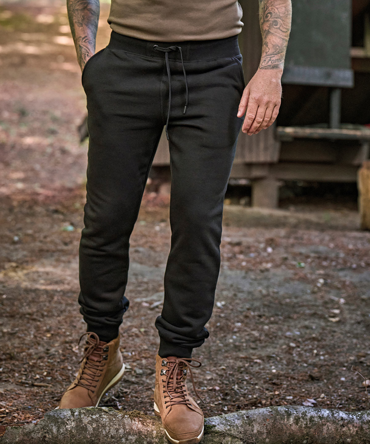 Tee Jays Sweatpants in Black, lifestyle photo