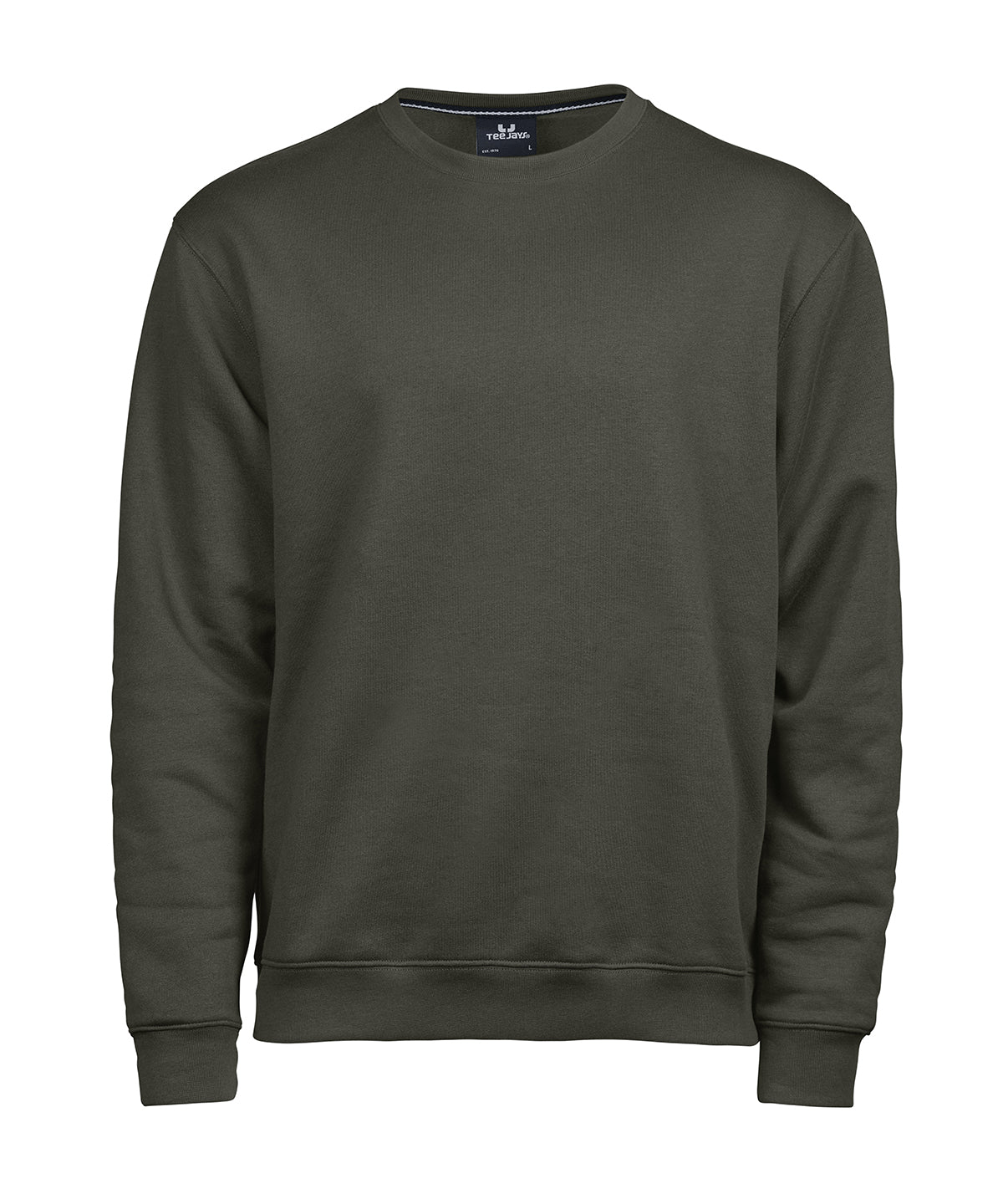 Tee Jays Heavy sweatshirt in Deep Green, front view