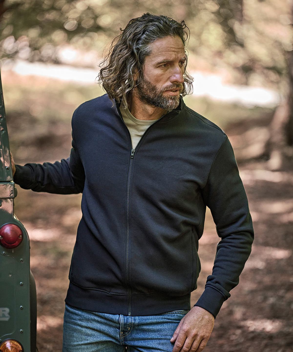 Tee Jays Full-zip sweat cardigan, lifestyle photo