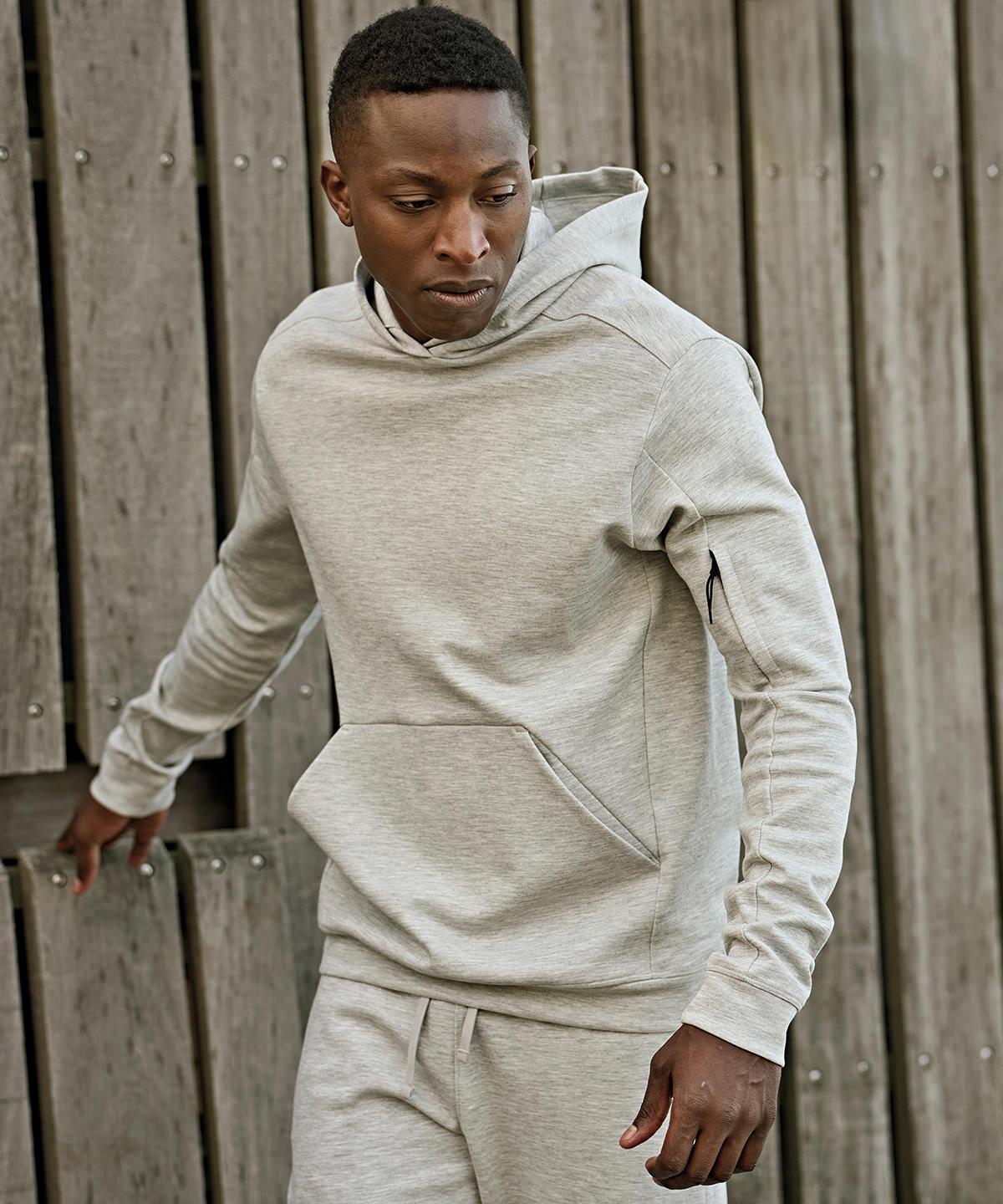 Tee Jays Athletic hooded sweatshirt, lifestyle photo