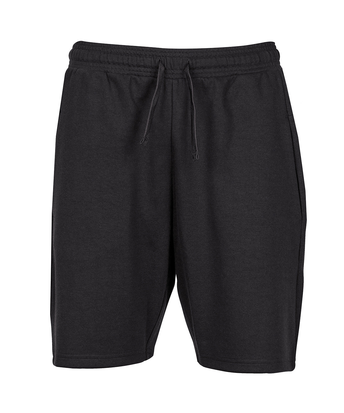 Tee Jays Athletic shorts in Black, front view