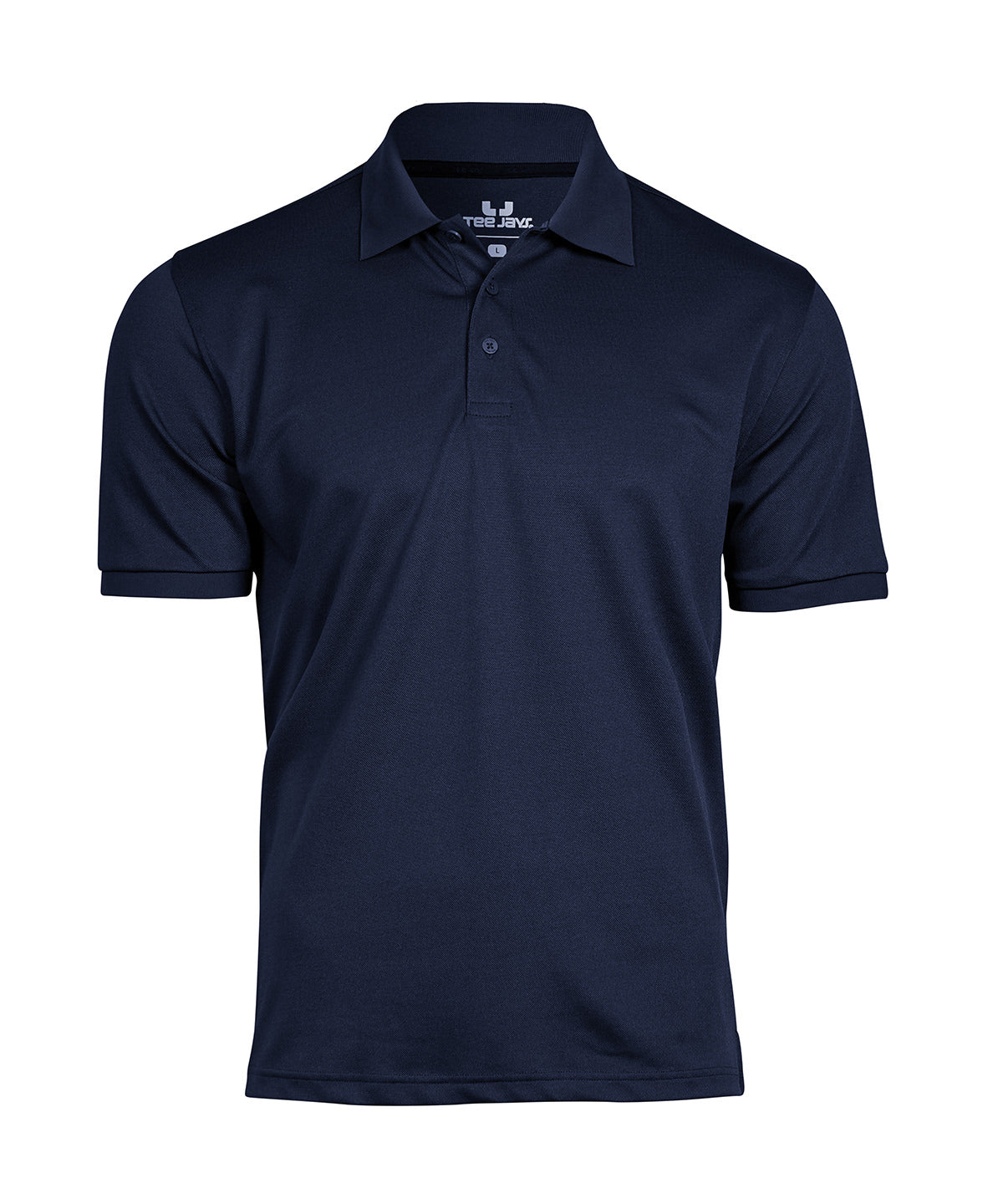 Tee Jays Club polo in Navy, front view
