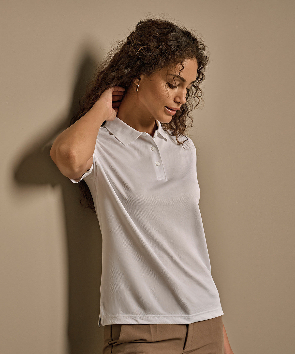 Tee Jays Women’s club polo, lifestyle photo