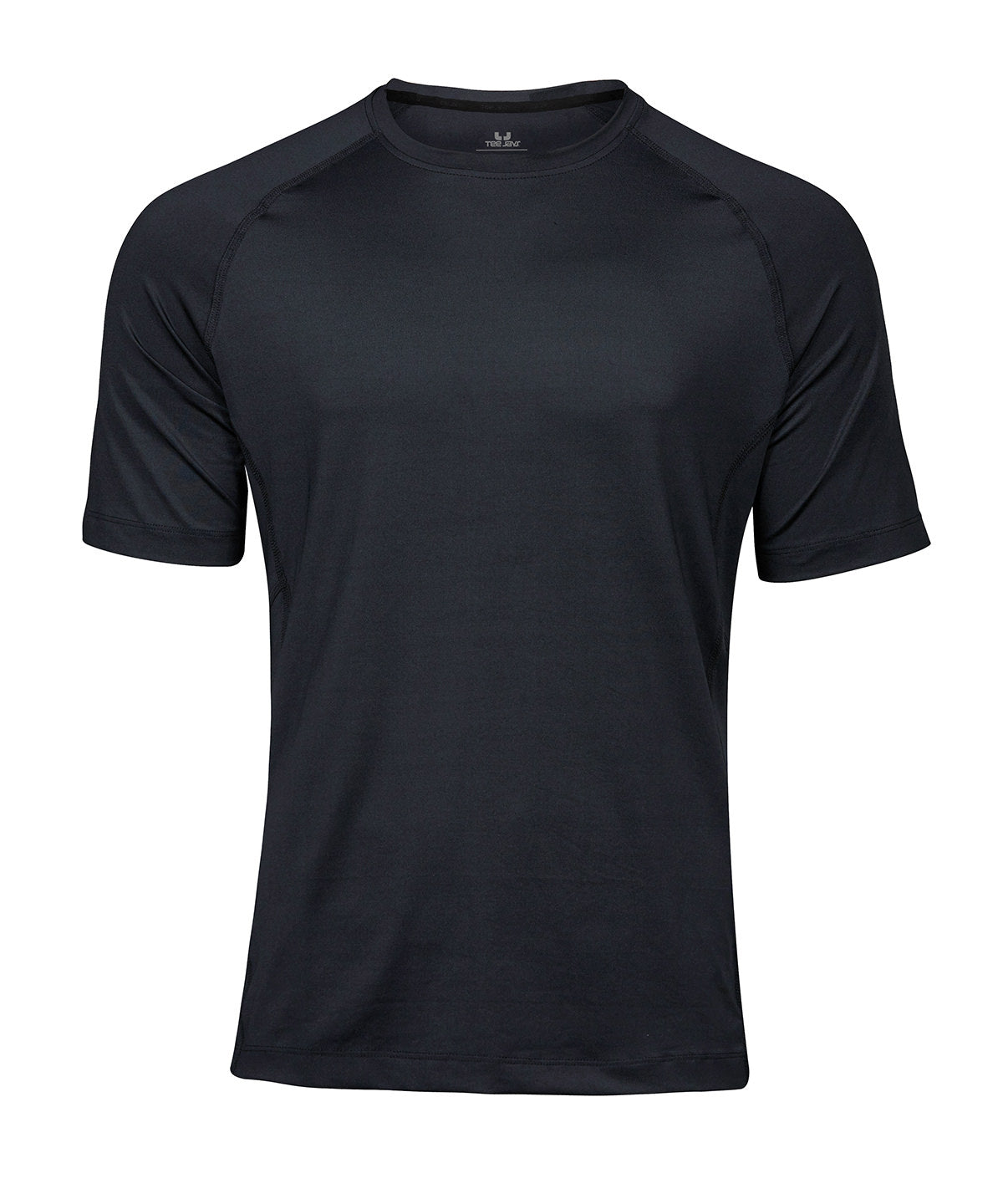 Tee Jays CoolDry tee in Black, front view