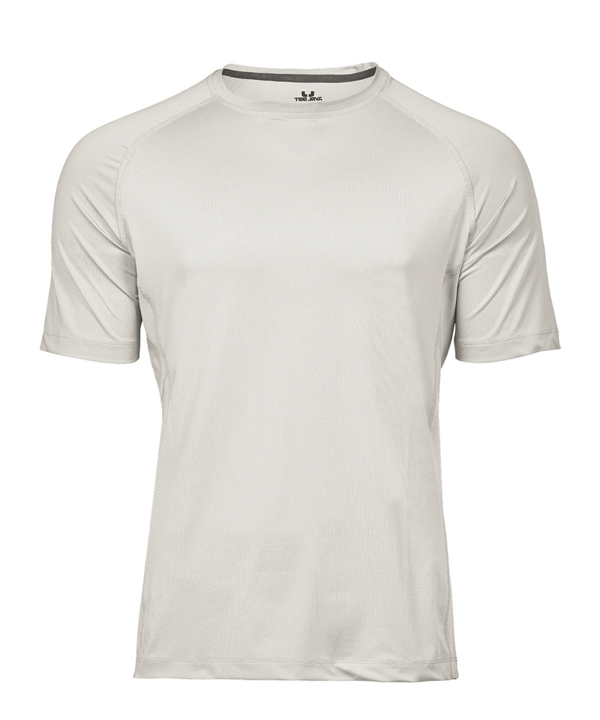 Tee Jays CoolDry tee in Cement, front view