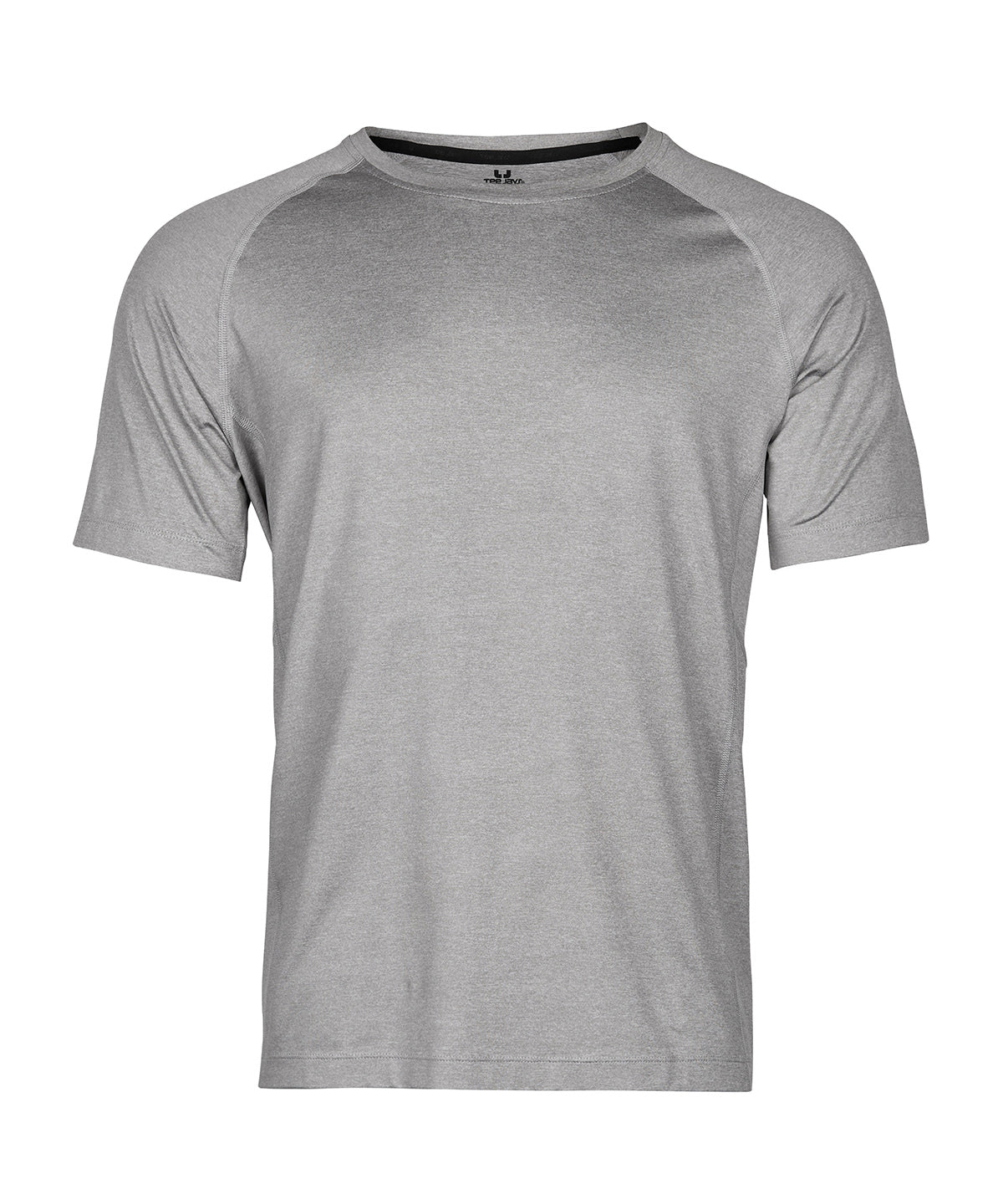 Tee Jays CoolDry tee in Grey Melange, front view