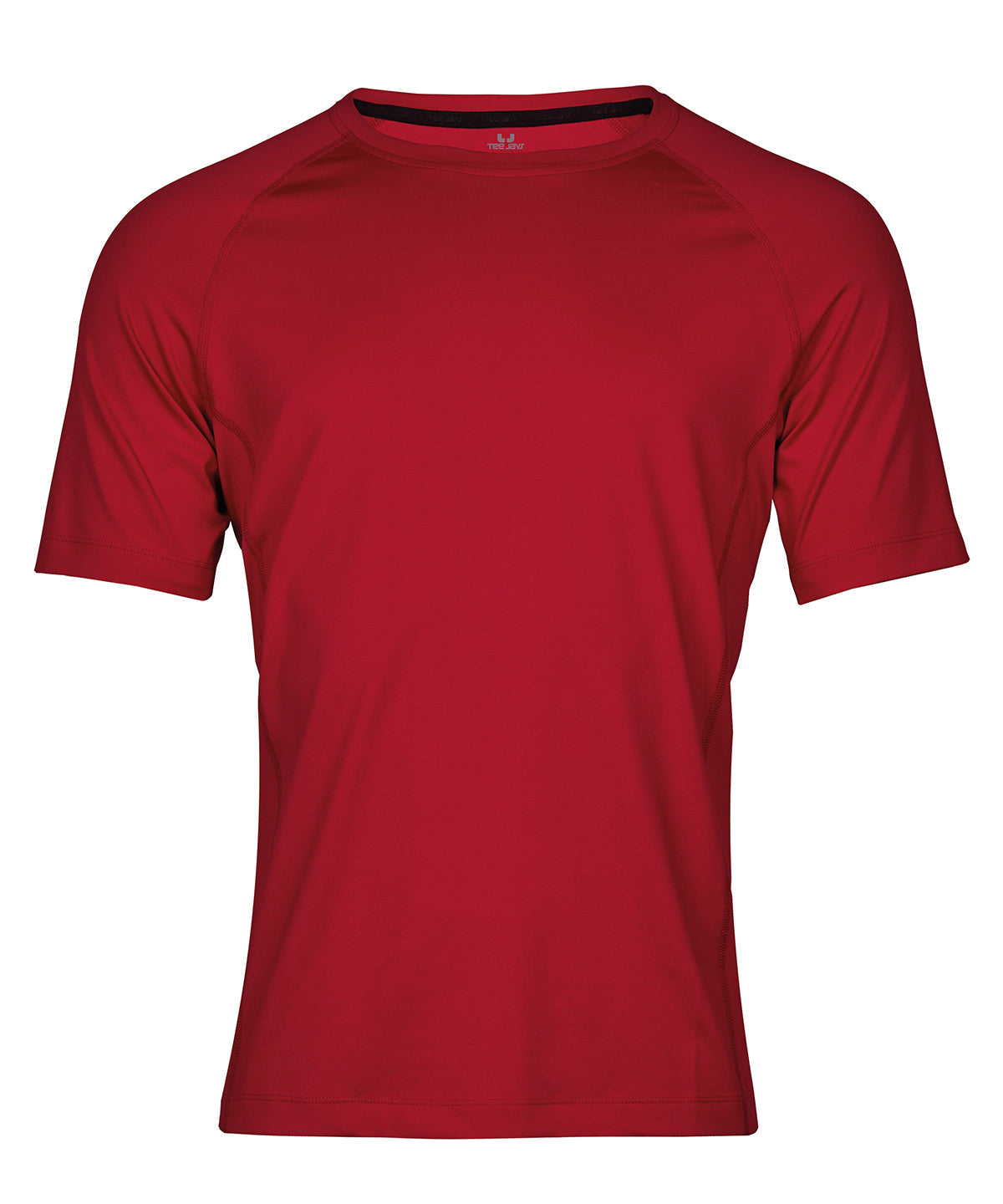 Tee Jays CoolDry tee in Red, front view