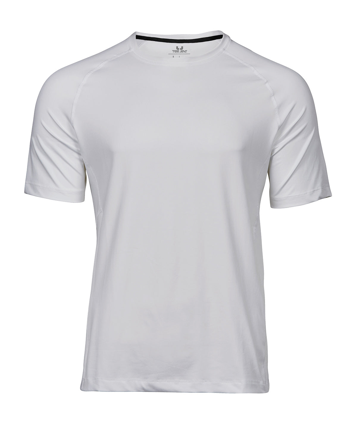 Tee Jays CoolDry tee in White, front view
