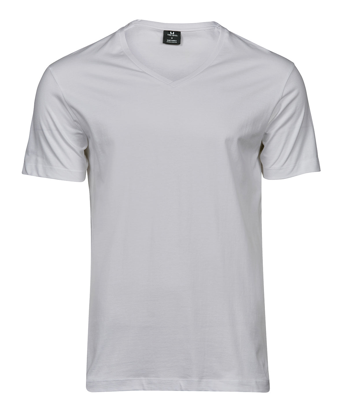 Tee Jays Fashion v-neck Sof tee in White, front view