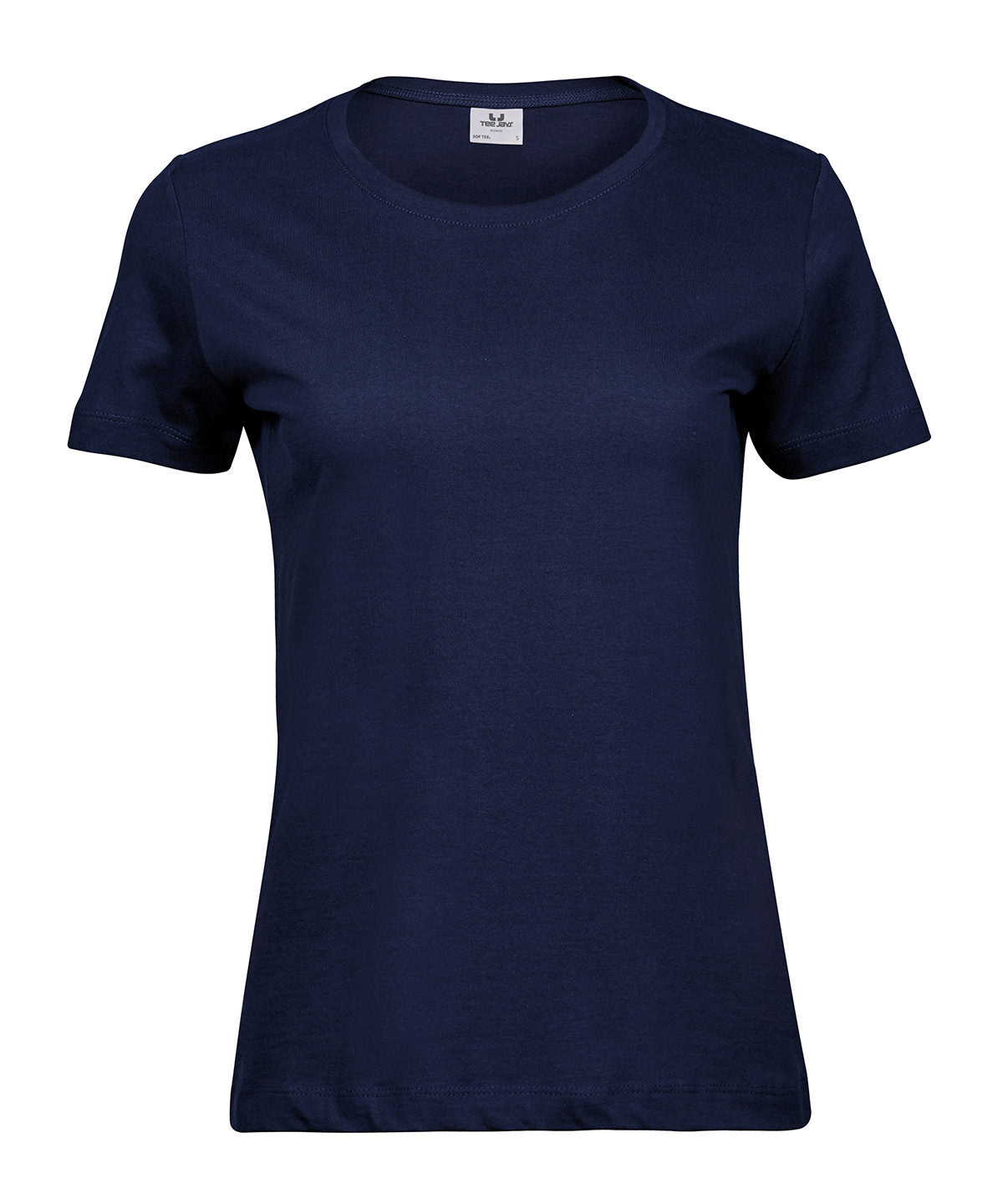 Tee Jays Women’s Sof tee in Navy, front view