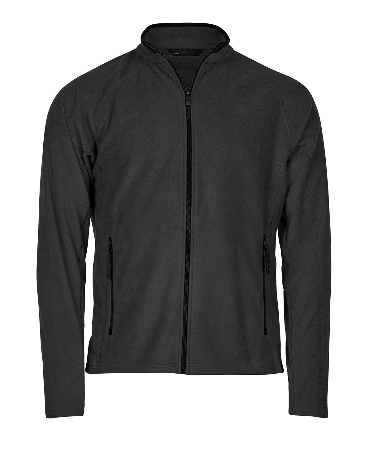 Tee Jays Active fleece in Black, front view