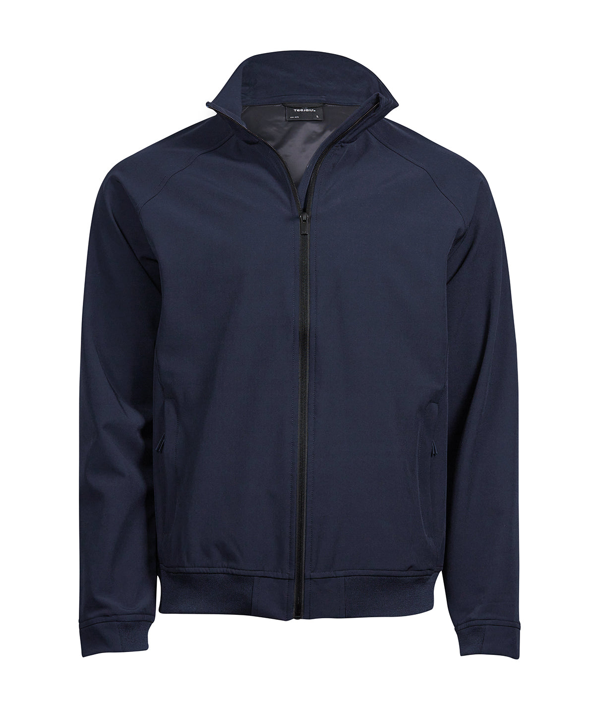 Tee Jays Club jacket in Navy, front view