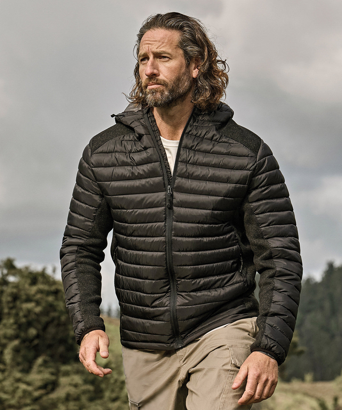 Tee Jays Hooded outdoor crossover, lifestyle photo