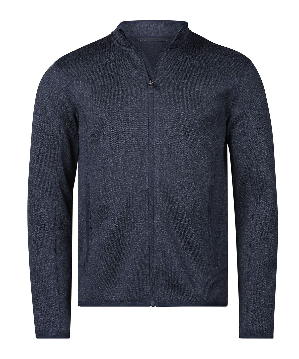 Tee Jays Outdoor fleece in Navy Melange, front view
