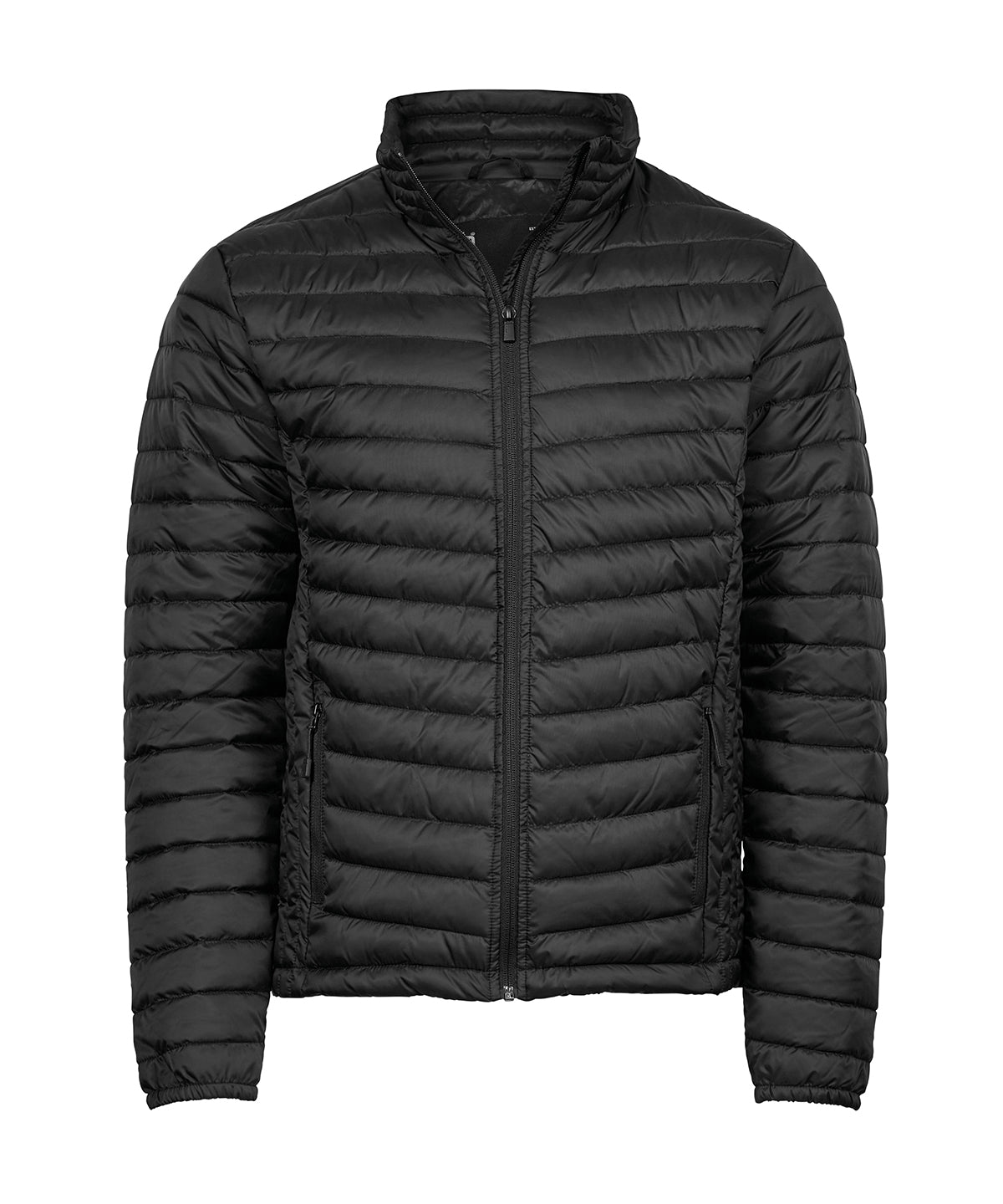 Tee Jays Zepelin jacket in Black, front view