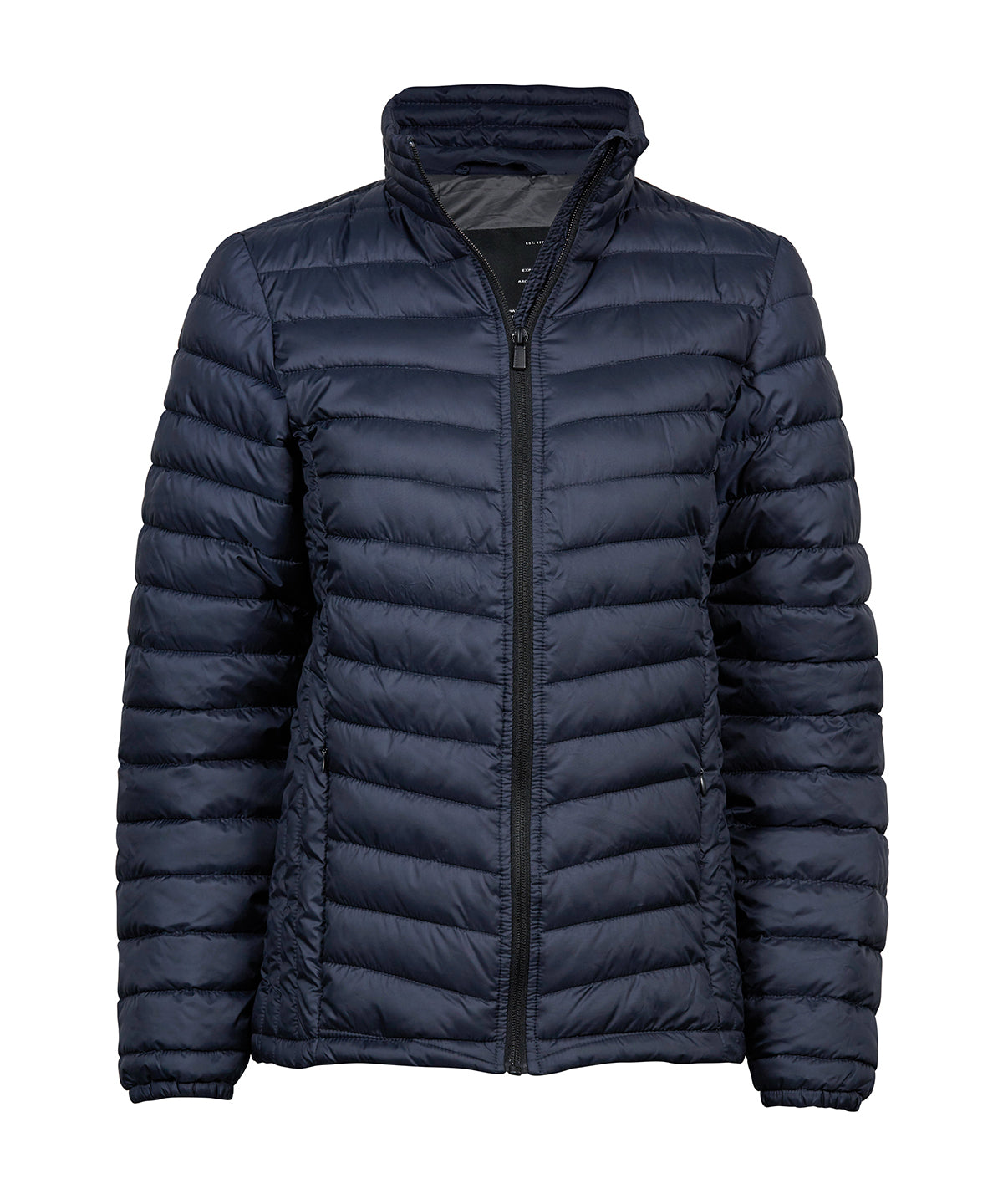Tee Jays Women’s Zepelin jacket in Deep Navy, front view