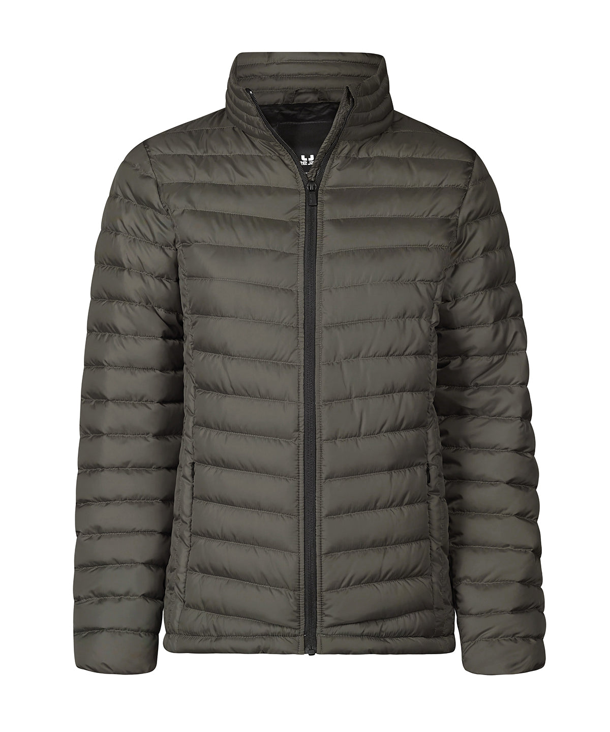 Tee Jays Women’s Zepelin jacket in Shadow, front view