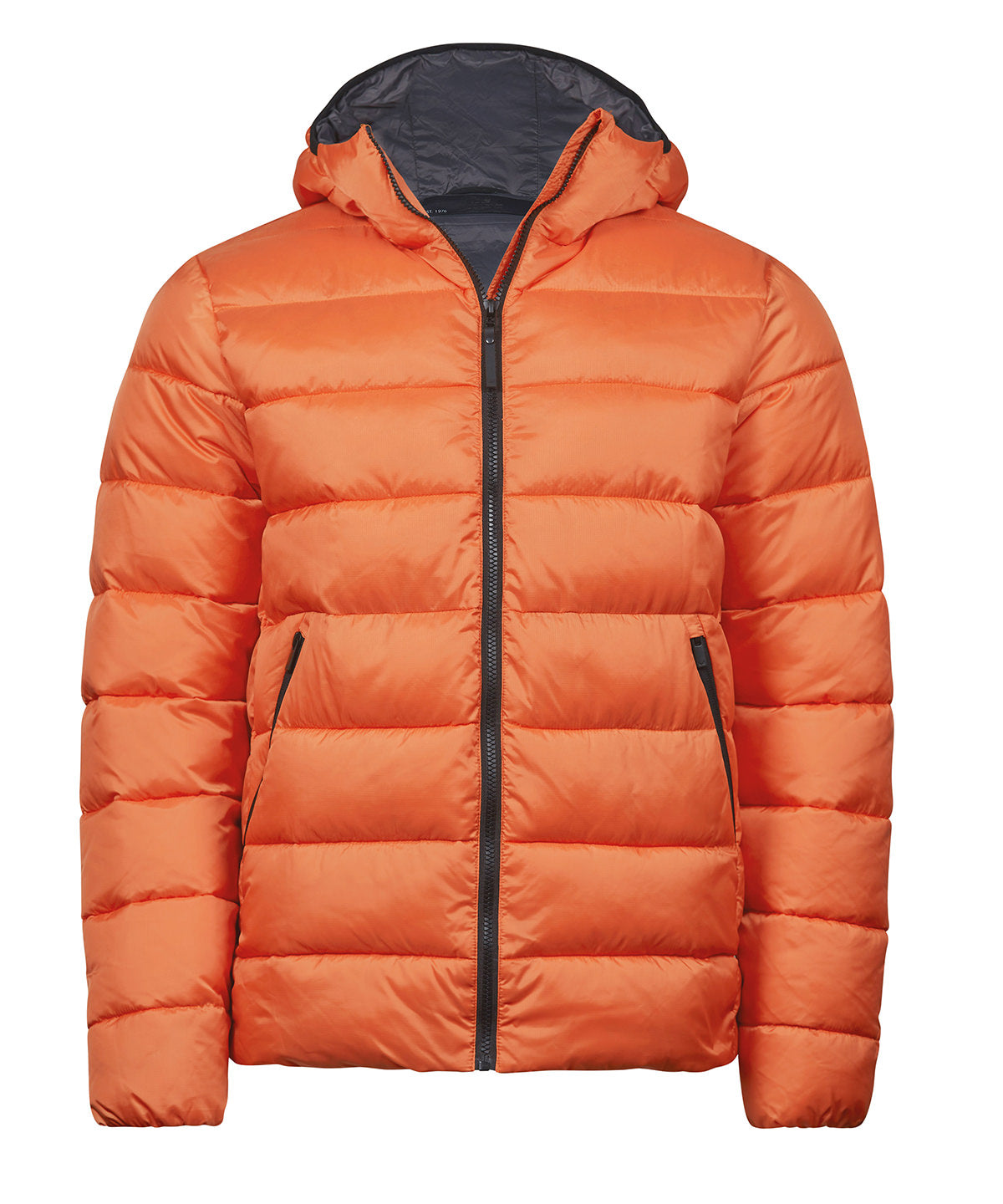 Tee Jays Lite hooded jacket in Dusty Orange, front view