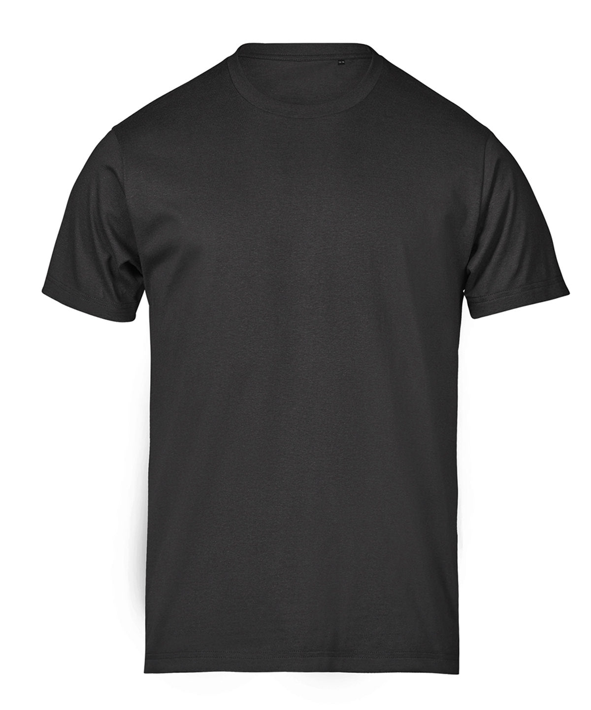 Tee Jays Junior UNLABELED tee in Black, front view