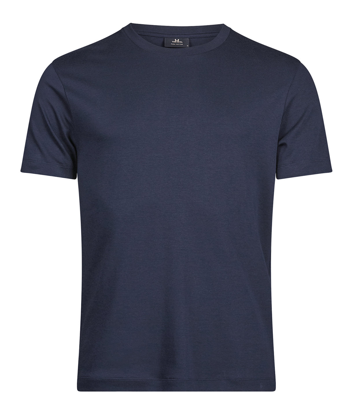 Tee Jays Pima cotton tee in Navy, front view