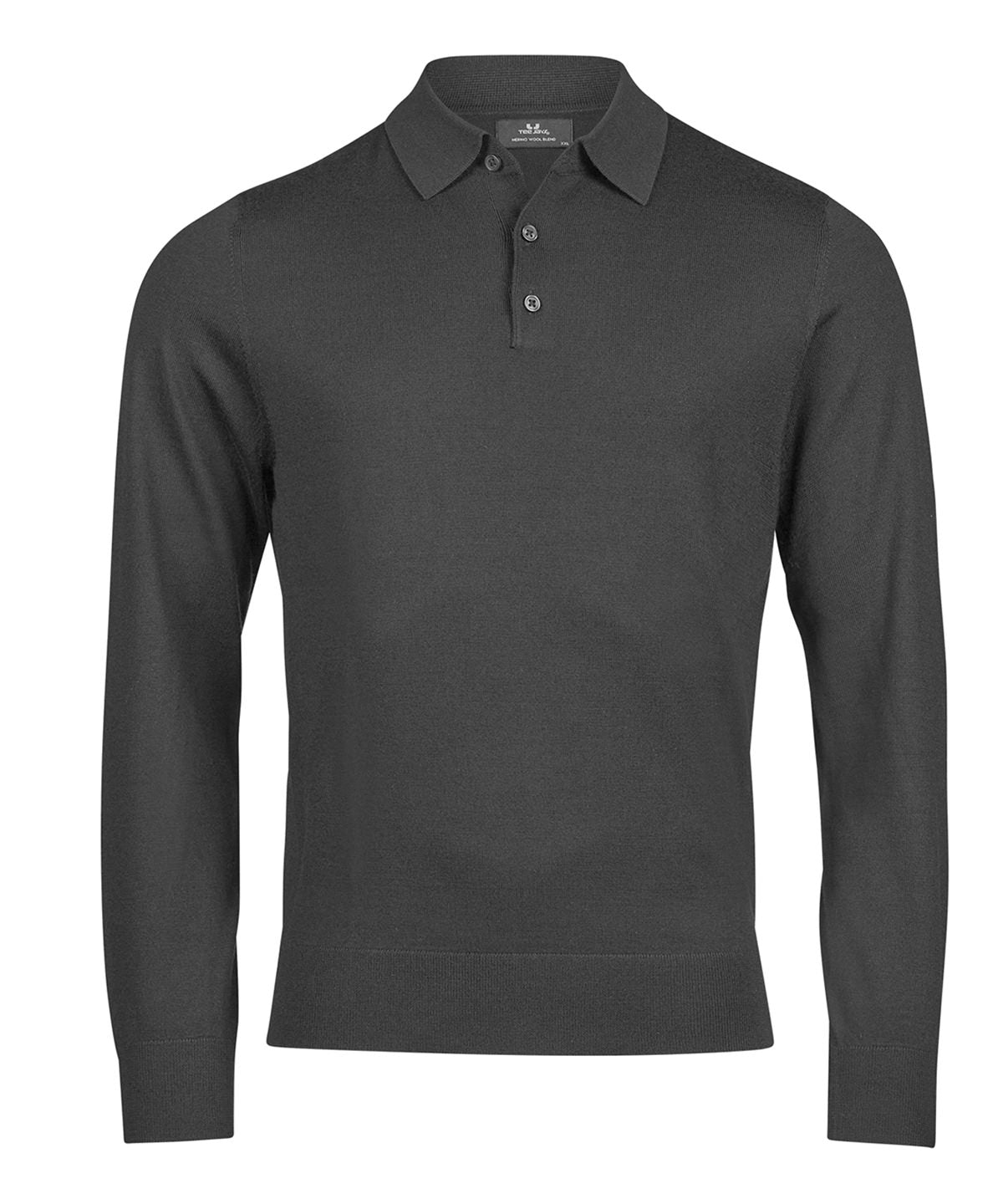 Tee Jays Polo knit in Pine, front view