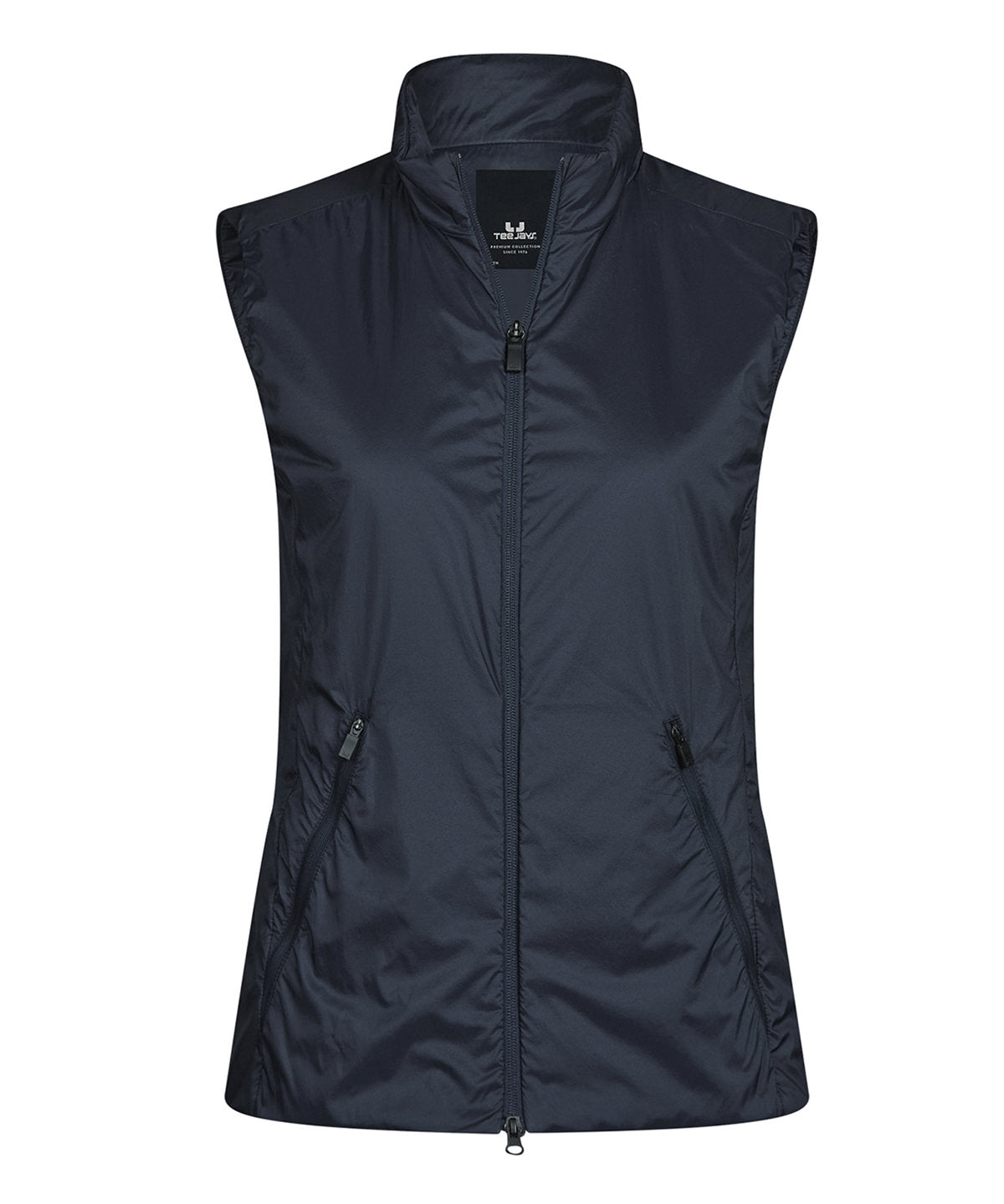 Tee Jays Women’s PureLite bodywarmer in Deep Navy, front view