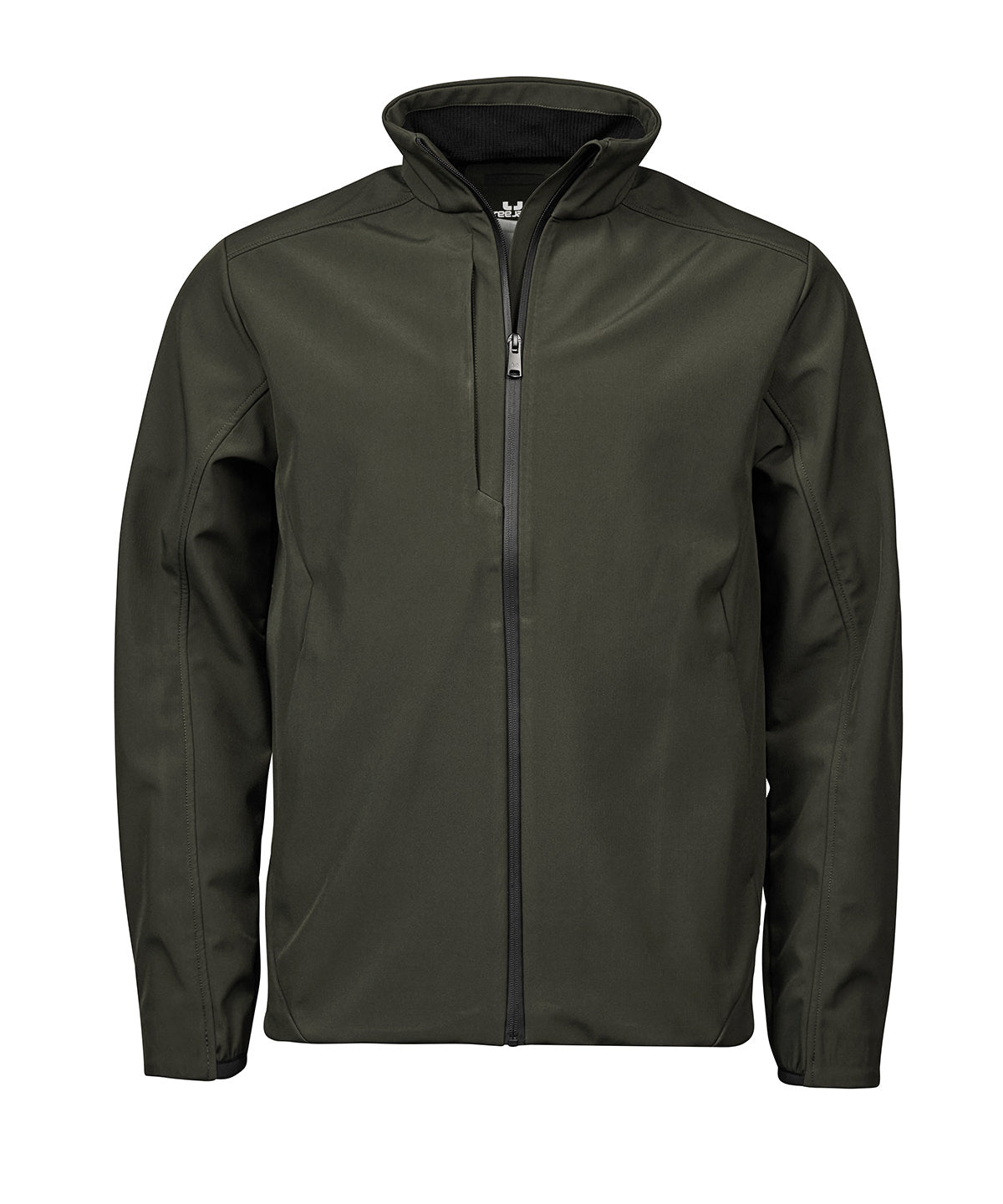 Tee Jays Performance softshell in Hunter Green, front view