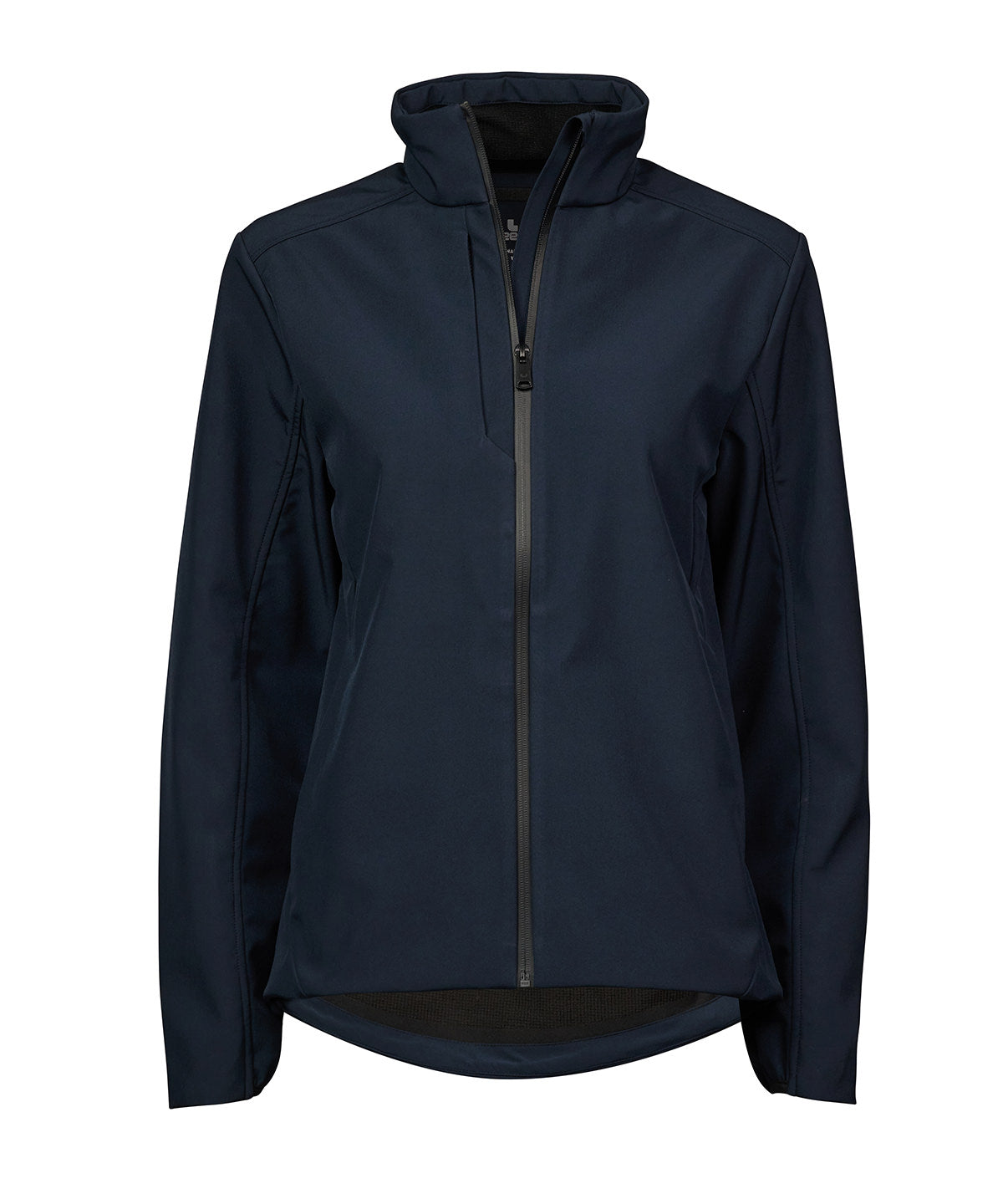 Tee Jays Women's performance softshell in Deep Navy, front view