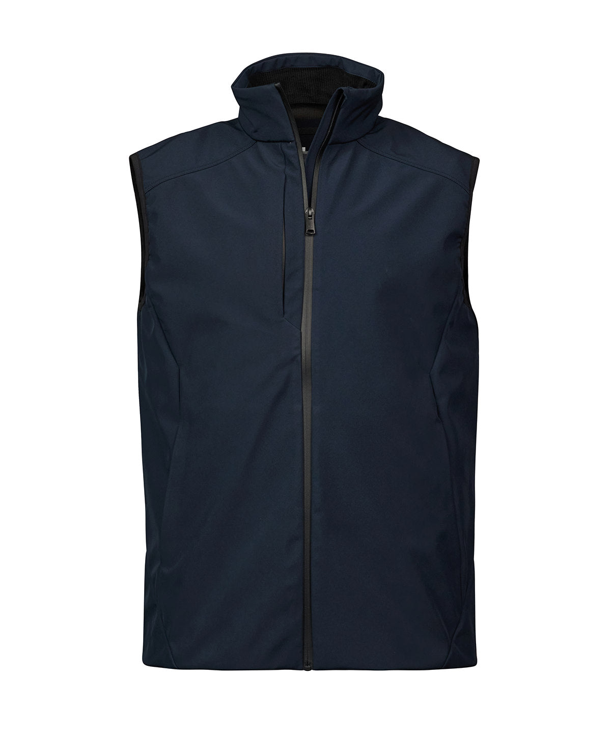 Tee Jays Performance softshell bodywarmer in Deep Navy, front view