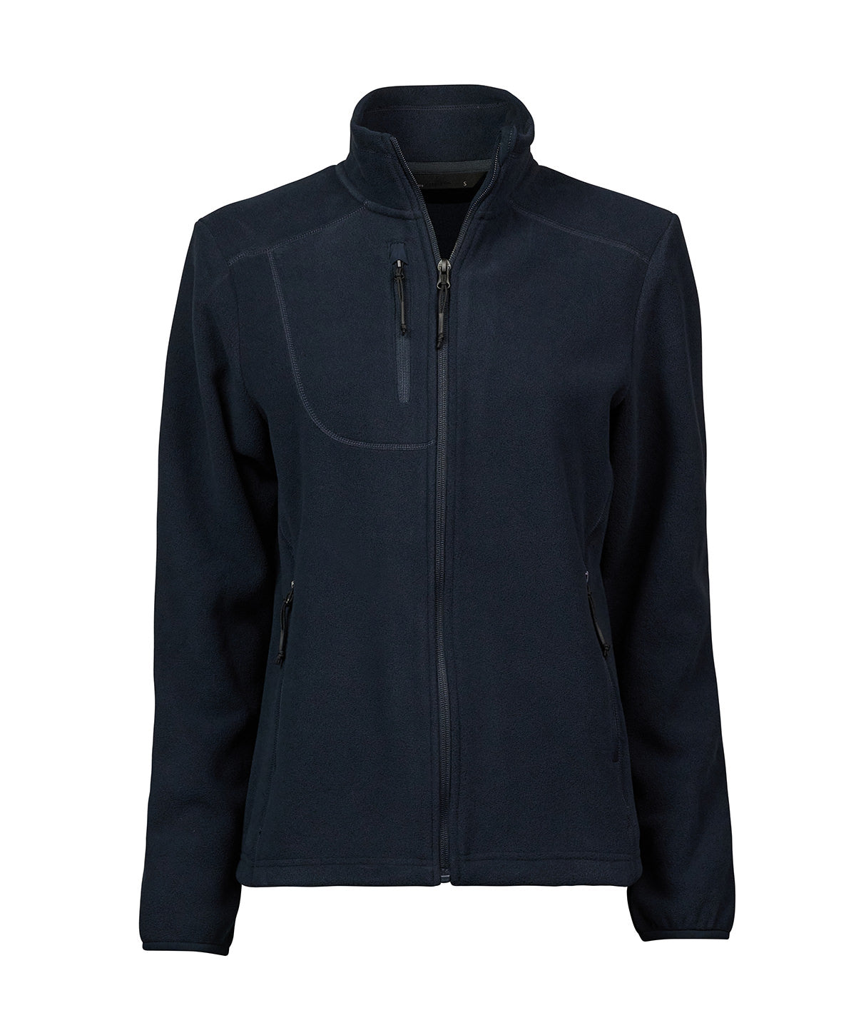 Tee Jays Women’s trail fleece in Deep Navy, front view