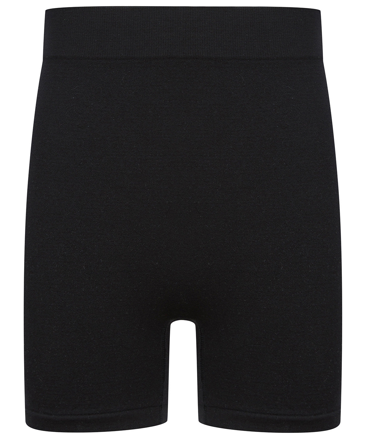 Tombo Kids seamless shorts in Black, front view