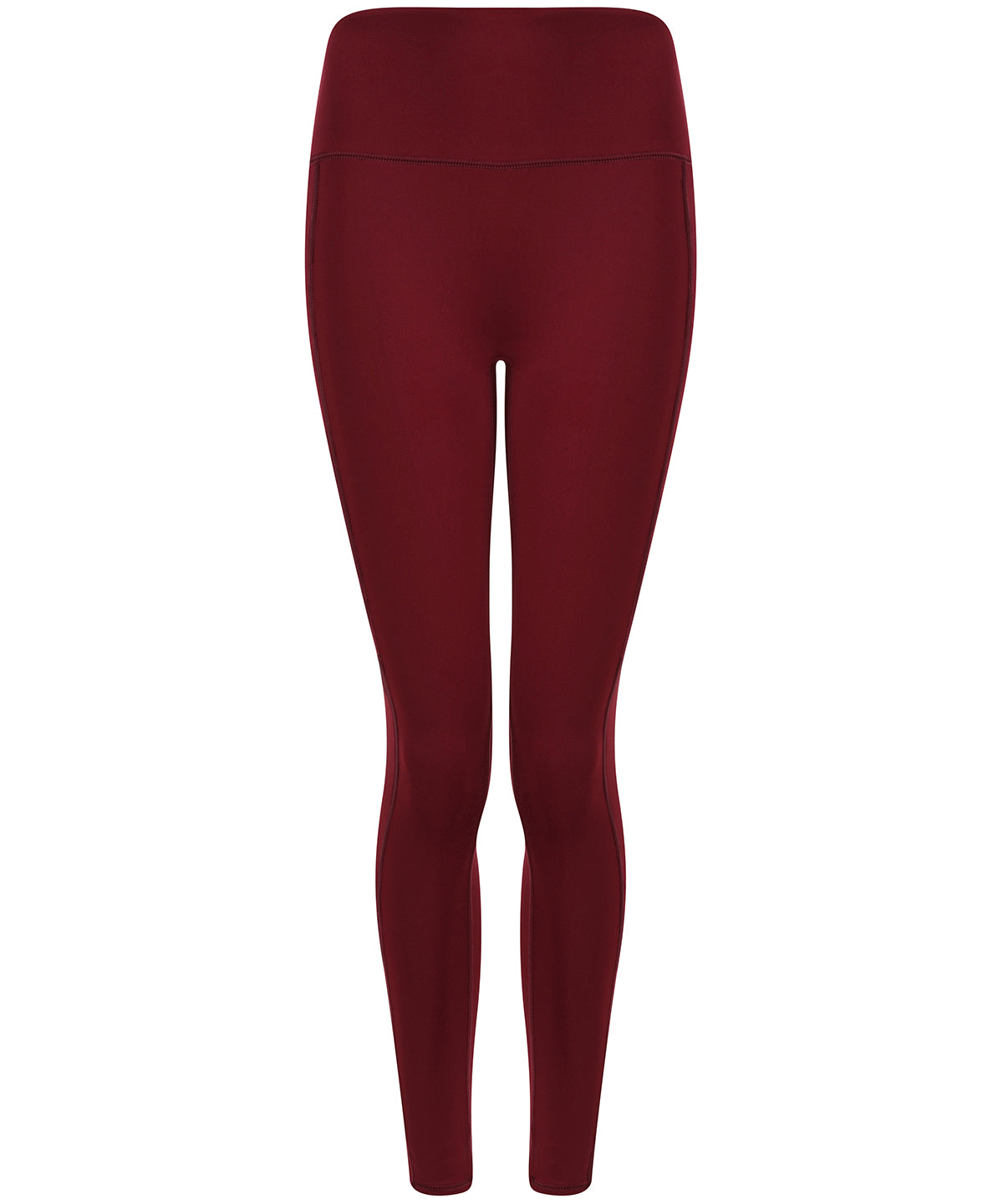 Tombo Core pocket legging in Deep Burgundy, front view