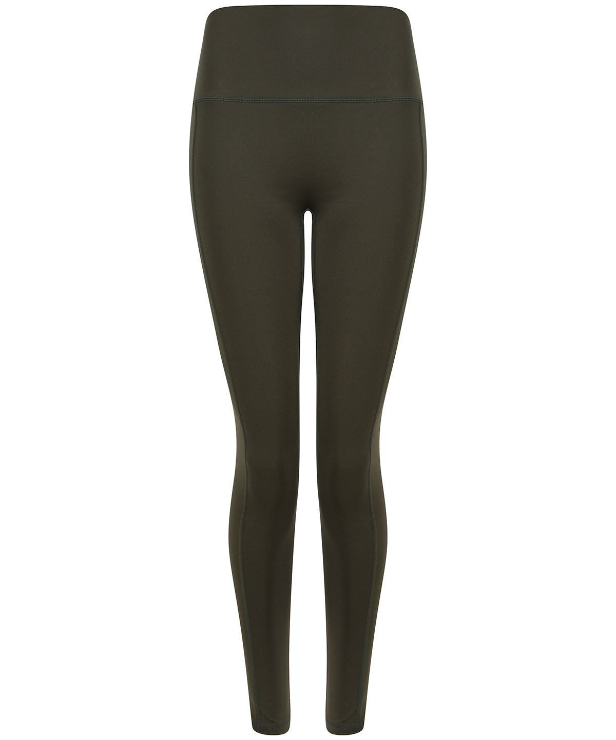 Tombo Core pocket legging in Olive Green, front view