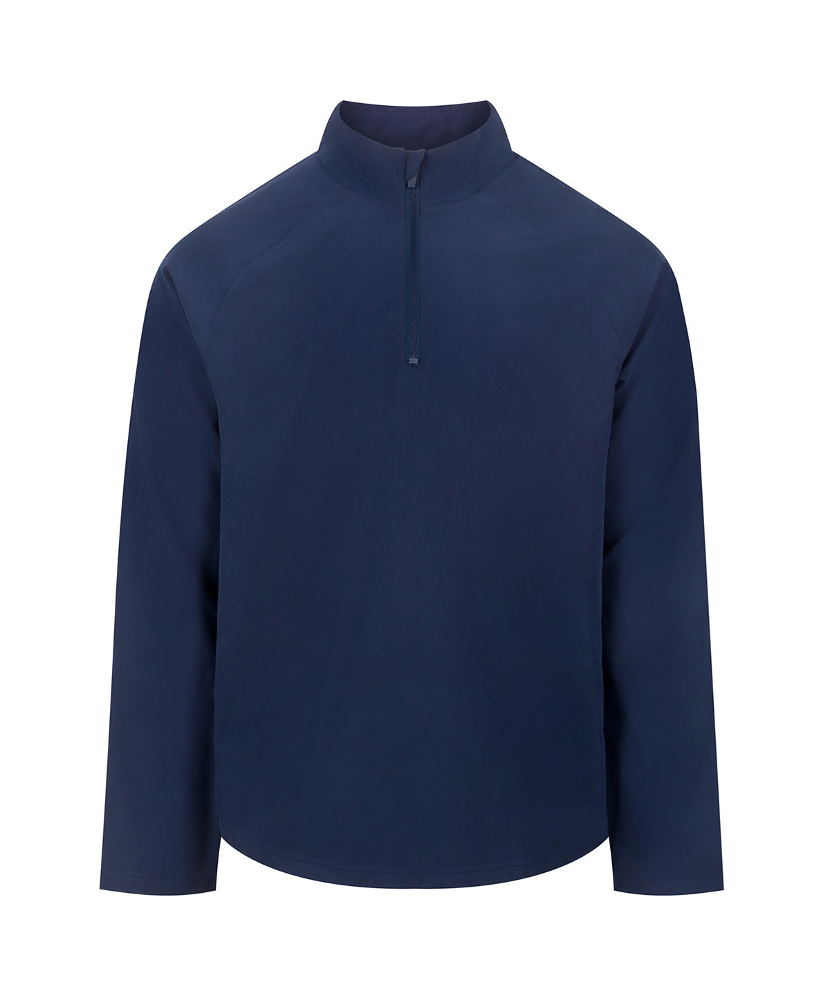 Tombo Technical 1/4-zip top in Navy, front view