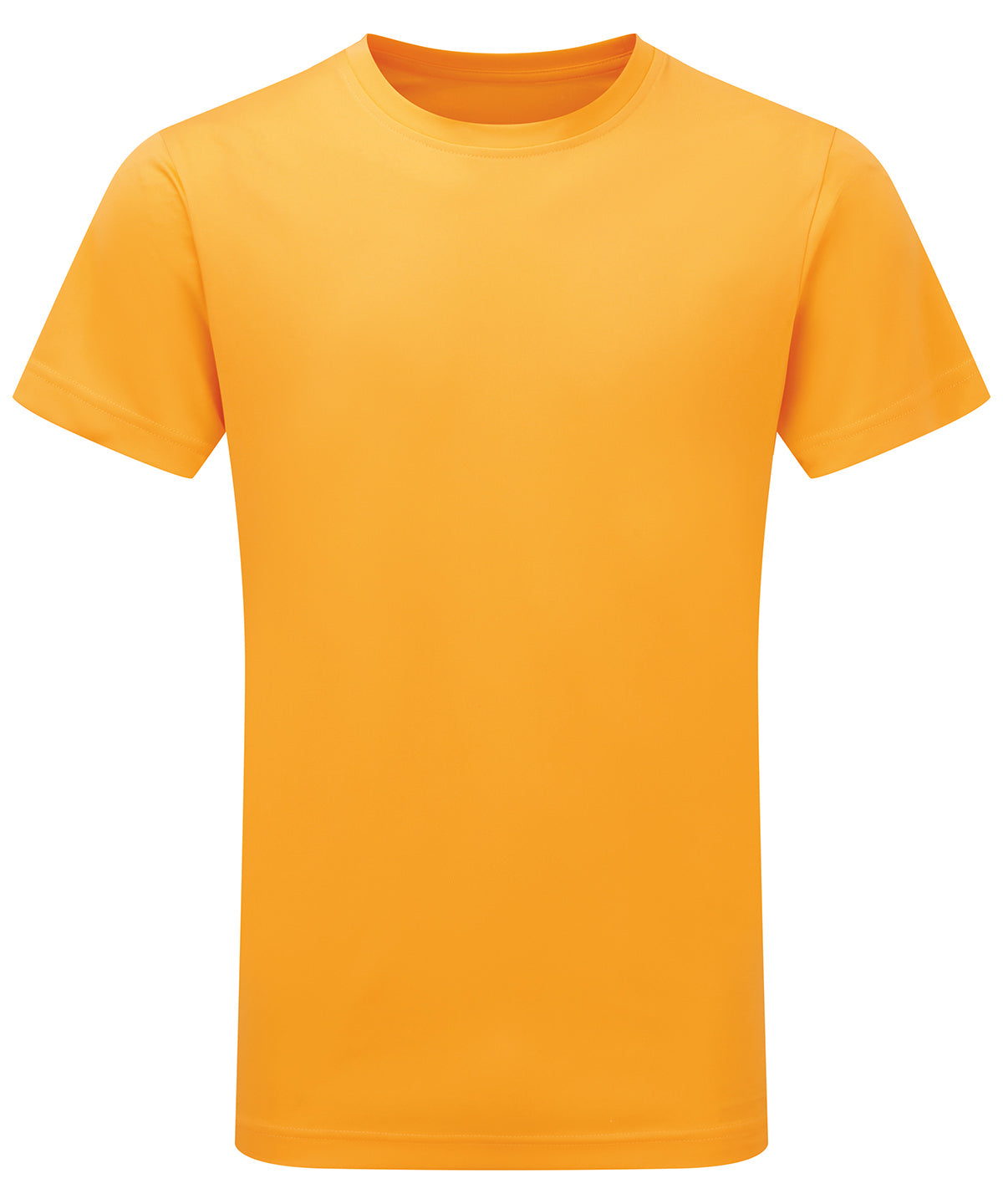 TriDri Men's performance t-shirt in Gold, front view