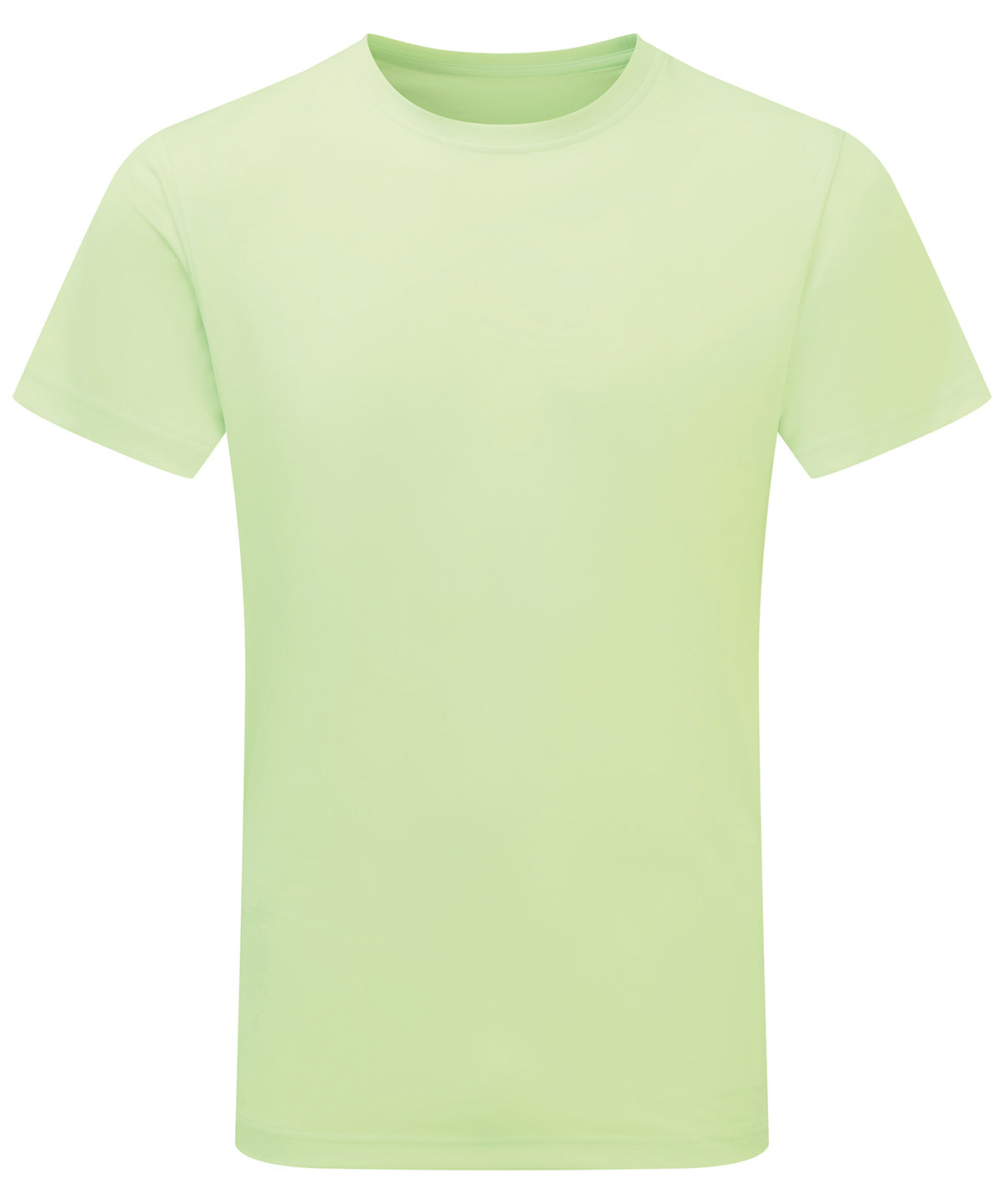 TriDri Men's performance t-shirt in Green Matcha, front view