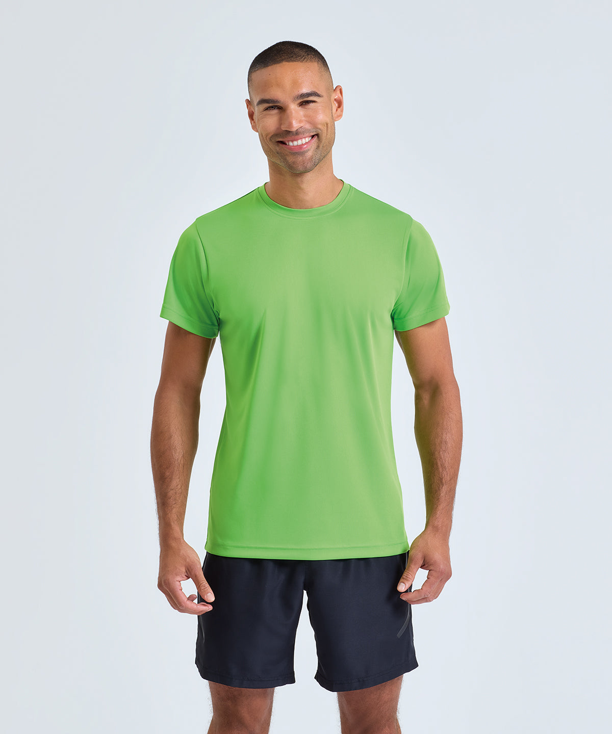 TriDri Men's performance t-shirt, lifestyle photo