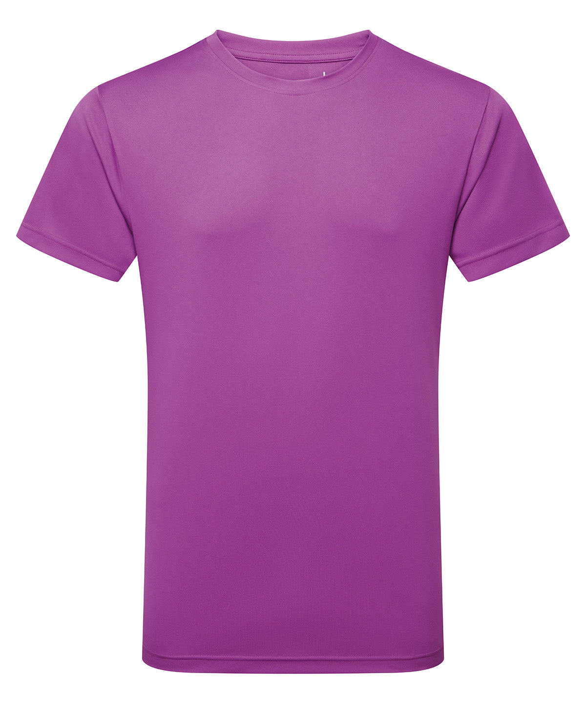TriDri Men's performance t-shirt in Magenta, front view