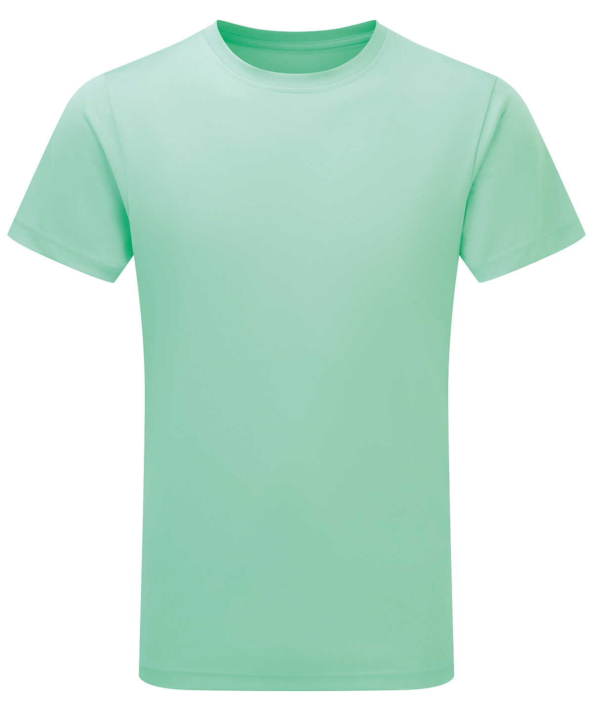 TriDri Men's performance t-shirt in Peppermint, front view