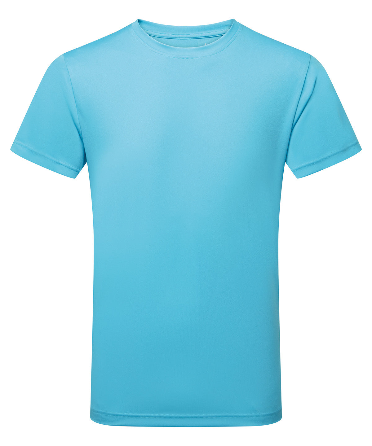 TriDri Men's performance t-shirt in Turquoise, front view