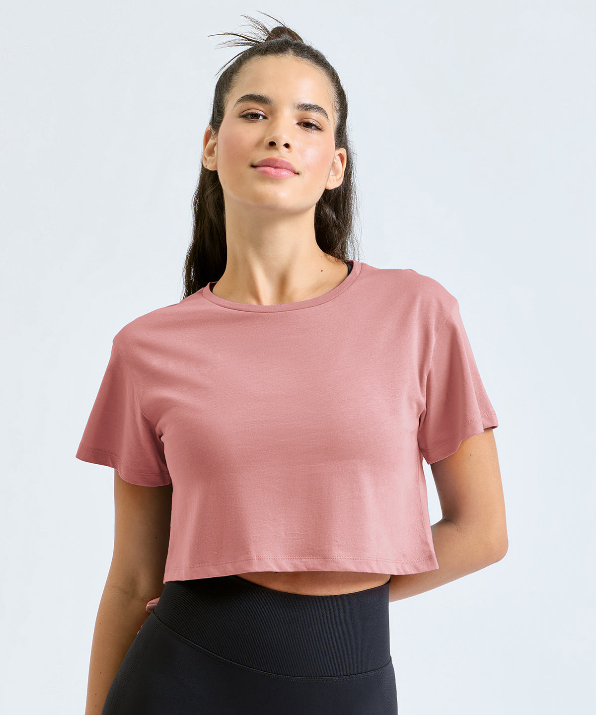 TriDri Women's crop top, lifestyle photo