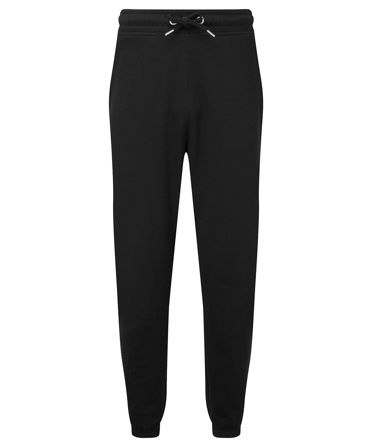 TriDri Men's classic joggers in Black, front view