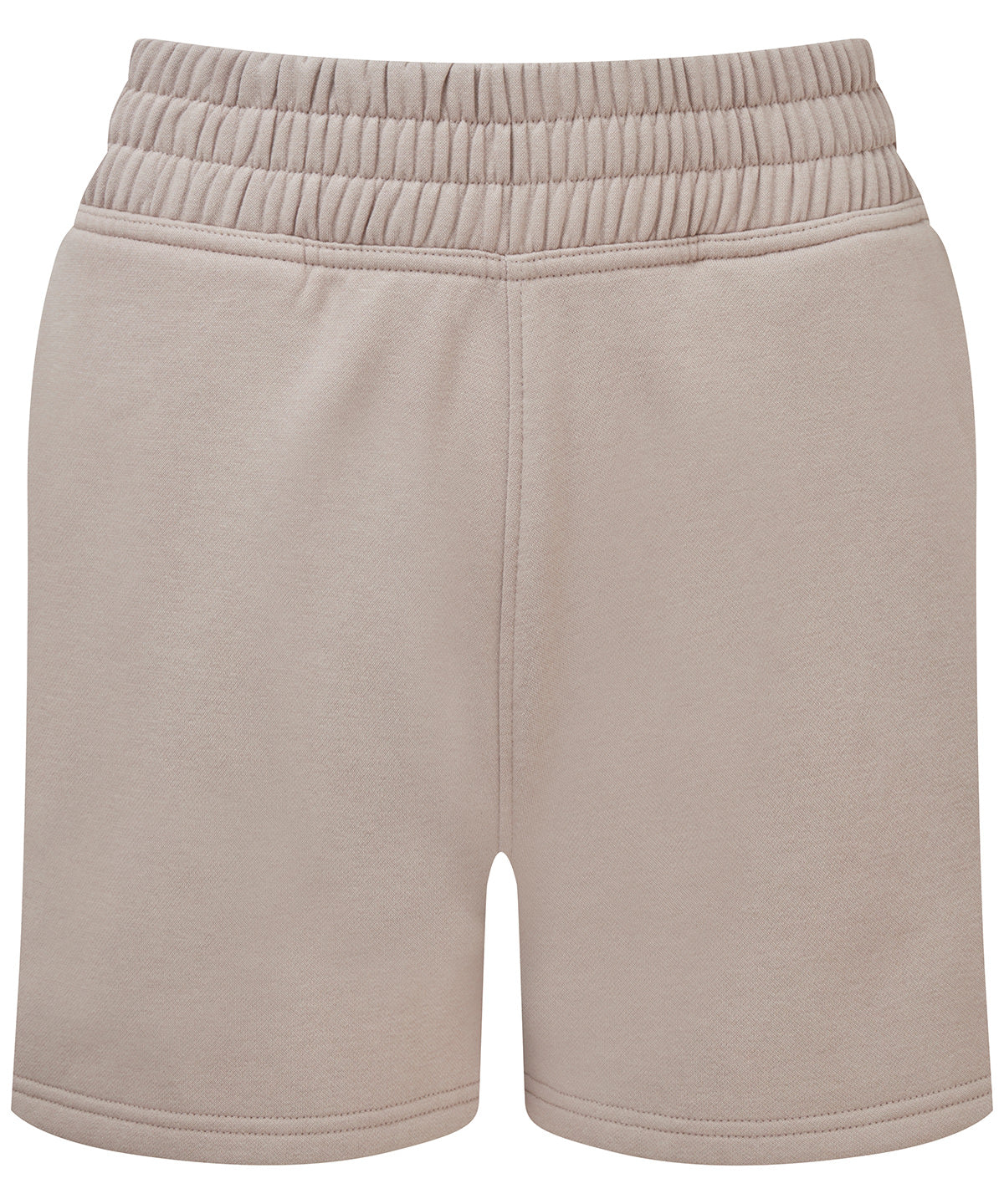 TriDri Women's jogger shorts in Stone, front view