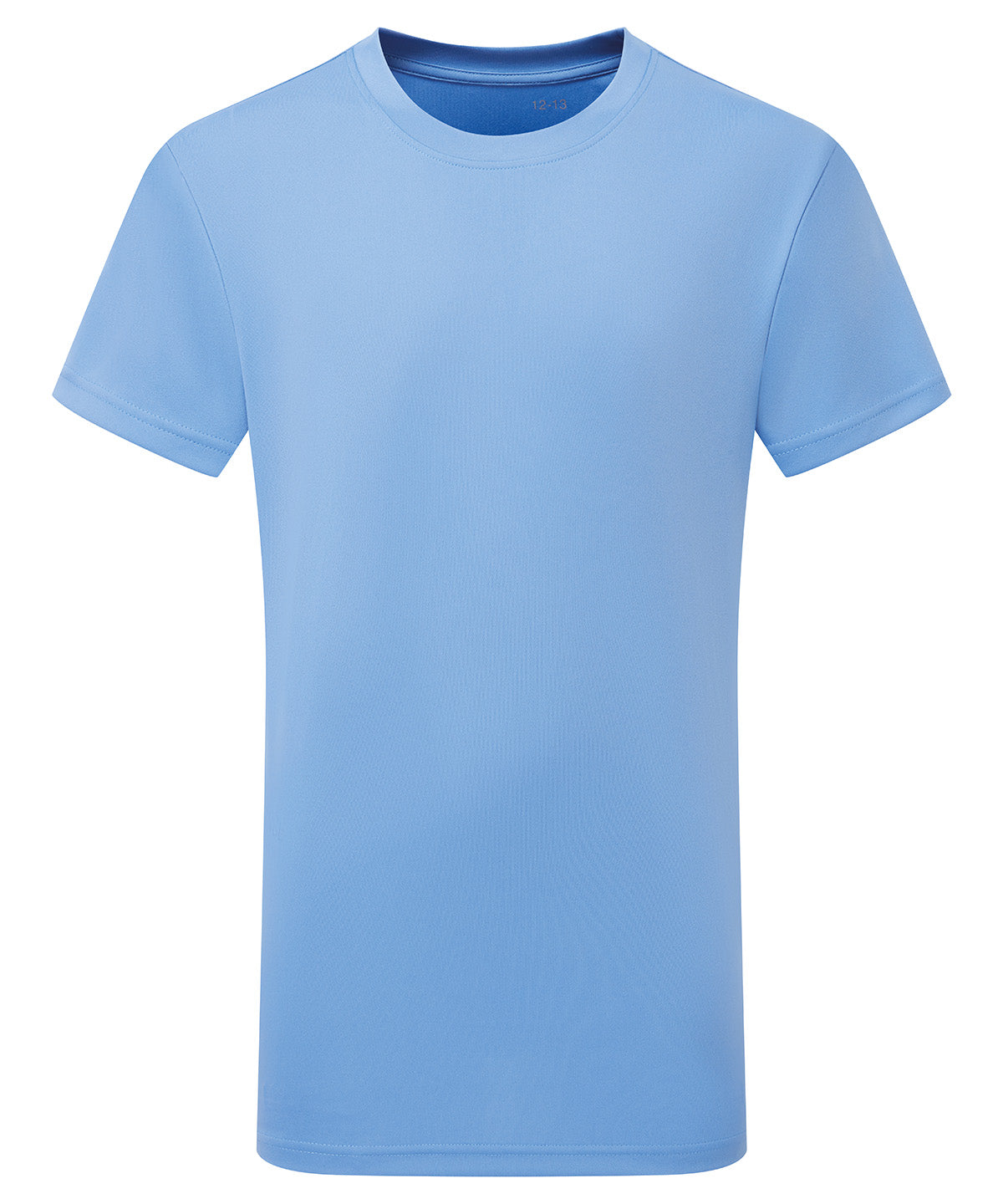 TriDri Kids performance t-shirt in Cornflower, front view