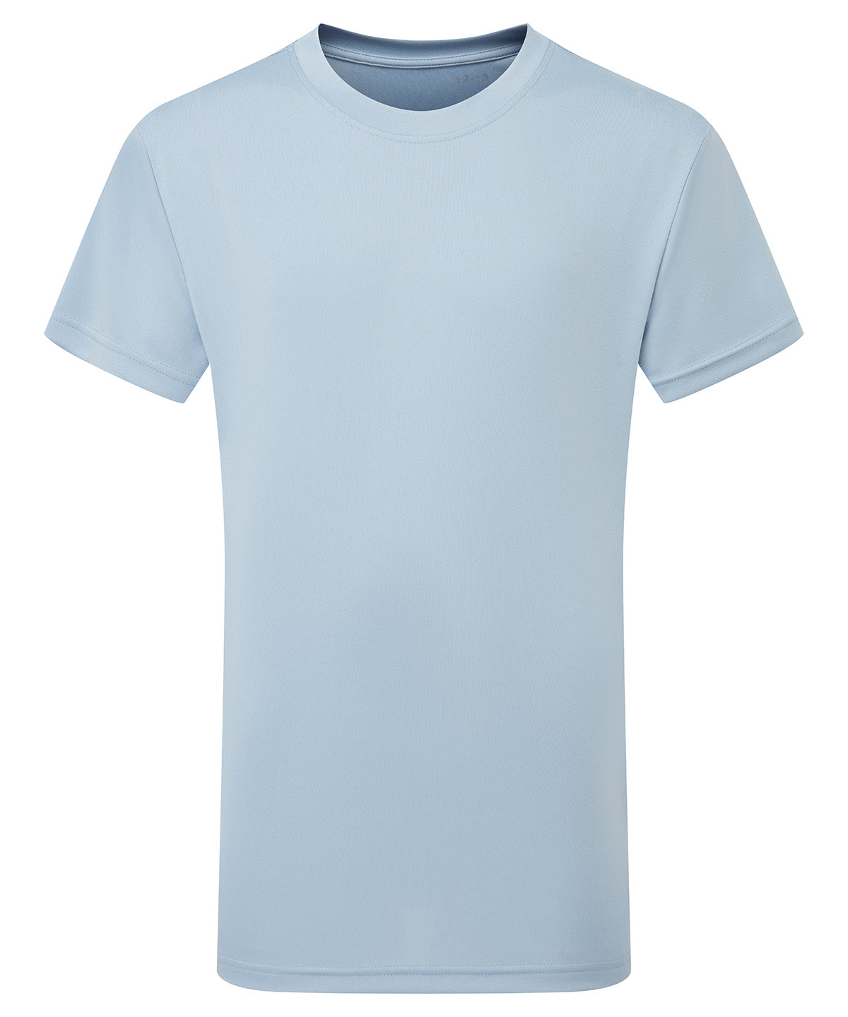TriDri Kids performance t-shirt in Light Blue, front view