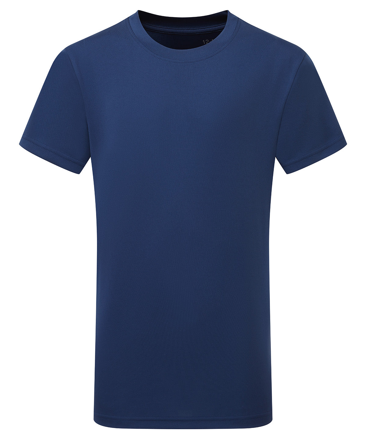 TriDri Kids performance t-shirt in Navy, front view