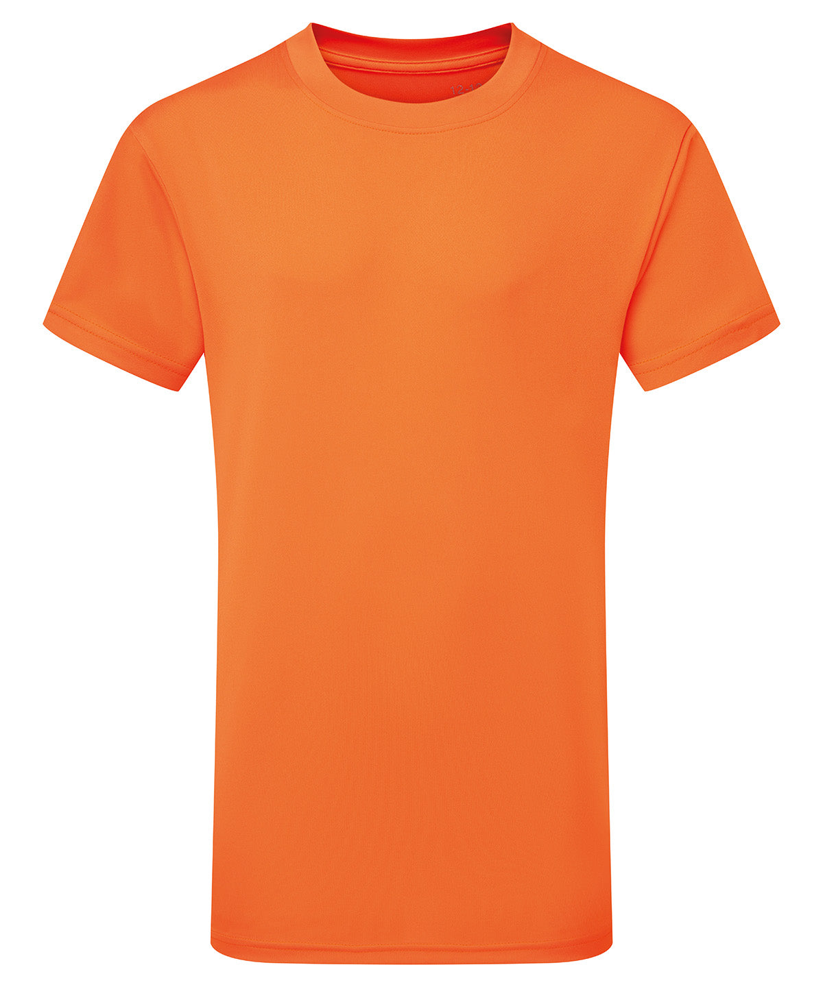 TriDri Kids performance t-shirt in Orange, front view