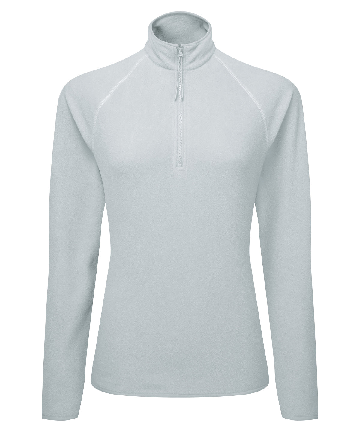 TriDri Women's elements active fitted fleece in Cool_20Grey, front view